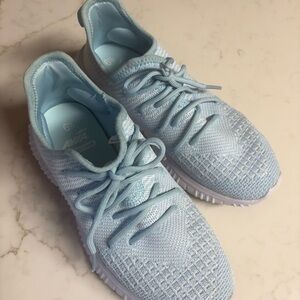 Avia Women's Sky Blue Knit Sneakers